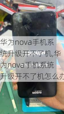 华为nova手机系统升级开不了机,华为nova手机系统升级开不了机怎么办