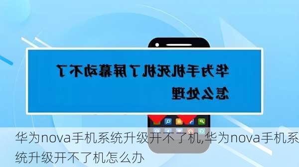 华为nova手机系统升级开不了机,华为nova手机系统升级开不了机怎么办