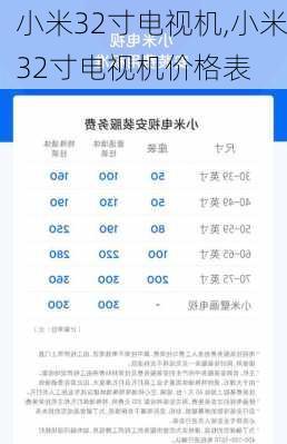 小米32寸电视机,小米32寸电视机价格表