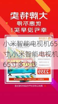 小米智能电视机65寸,小米智能电视机65寸多少钱