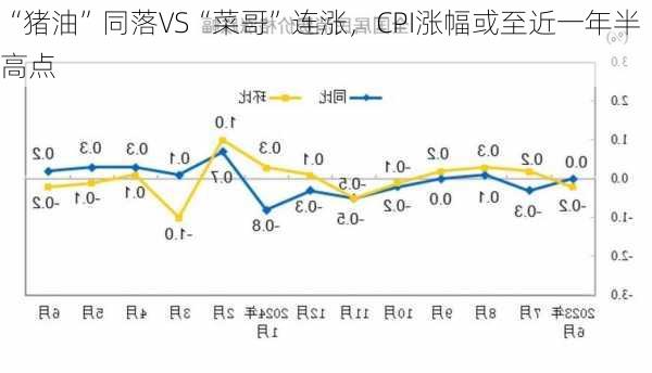 “猪油”同落VS“菜哥”连涨，CPI涨幅或至近一年半高点