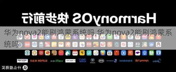 华为nova2能刷鸿蒙系统吗,华为nova2能刷鸿蒙系统吗