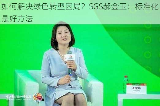 如何解决绿色转型困局？SGS郝金玉：标准化是好方法