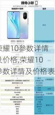 荣耀10参数详情及价格,荣耀10参数详情及价格表