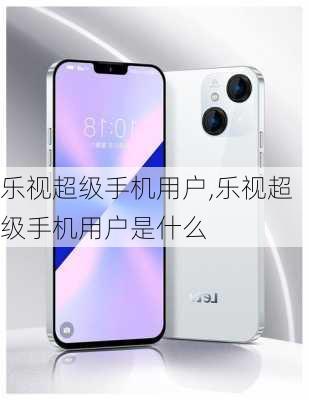 乐视超级手机用户,乐视超级手机用户是什么