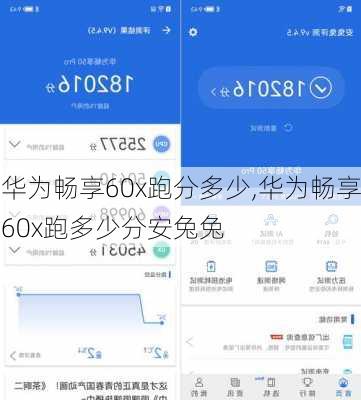 华为畅享60x跑分多少,华为畅享60x跑多少分安兔兔