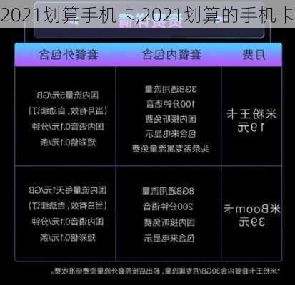 2021划算手机卡,2021划算的手机卡