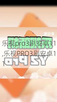 乐视pro3刷安卓11,乐视PRO3刷安卓11