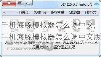 手机海豚模拟器怎么调中文,手机海豚模拟器怎么调中文版