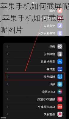 苹果手机如何截屏呢,苹果手机如何截屏呢图片