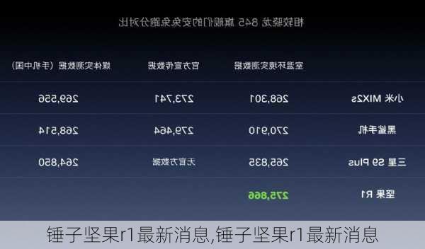 锤子坚果r1最新消息,锤子坚果r1最新消息