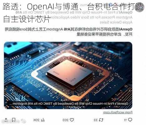 路透：OpenAI与博通、台积电合作打造自主设计芯片