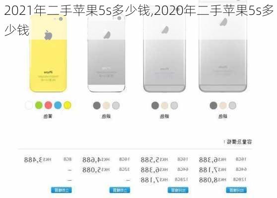 2021年二手苹果5s多少钱,2020年二手苹果5s多少钱