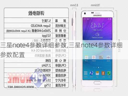 三星note4参数详细参数,三星note4参数详细参数配置