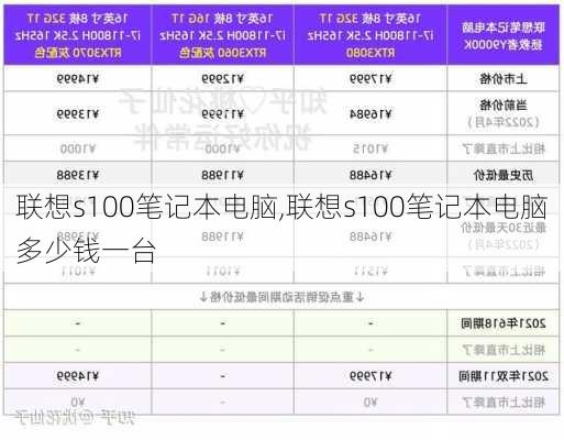 联想s100笔记本电脑,联想s100笔记本电脑多少钱一台