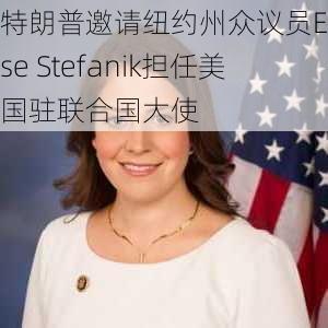 特朗普邀请纽约州众议员Elise Stefanik担任美国驻联合国大使