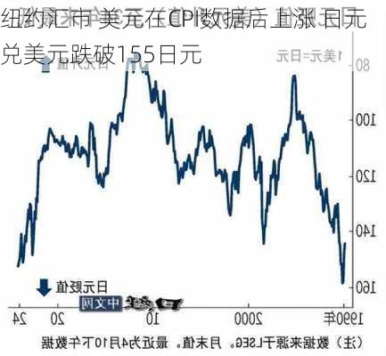 纽约汇市 美元在CPI数据后上涨 日元兑美元跌破155日元