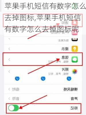 苹果手机短信有数字怎么去掉图标,苹果手机短信有数字怎么去掉图标呢