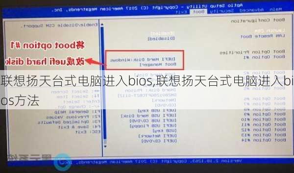 联想扬天台式电脑进入bios,联想扬天台式电脑进入bios方法