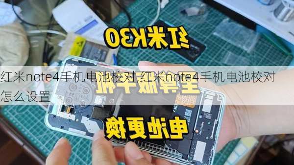 红米note4手机电池校对,红米note4手机电池校对怎么设置