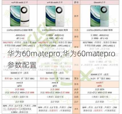 华为60matepro,华为60matepro参数配置