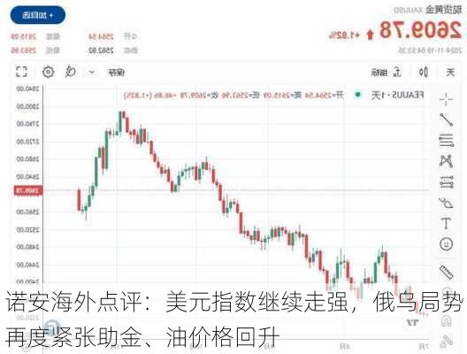 诺安海外点评：美元指数继续走强，俄乌局势再度紧张助金、油价格回升