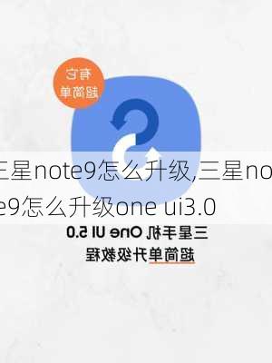 三星note9怎么升级,三星note9怎么升级one ui3.0