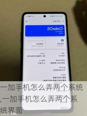 一加手机怎么弄两个系统,一加手机怎么弄两个系统界面