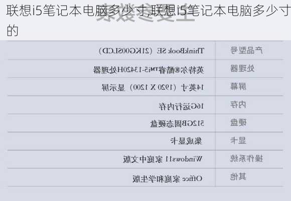 联想i5笔记本电脑多少寸,联想i5笔记本电脑多少寸的