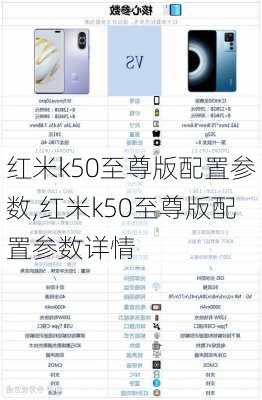 红米k50至尊版配置参数,红米k50至尊版配置参数详情