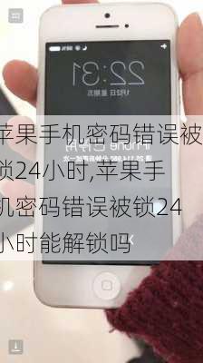 苹果手机密码错误被锁24小时,苹果手机密码错误被锁24小时能解锁吗