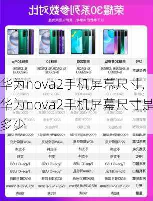 华为nova2手机屏幕尺寸,华为nova2手机屏幕尺寸是多少