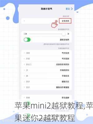 苹果mini2越狱教程,苹果迷你2越狱教程