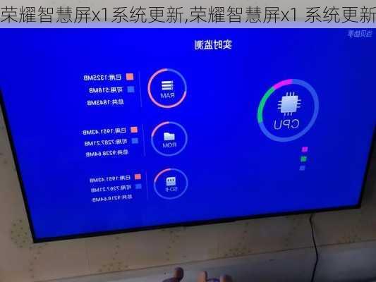 荣耀智慧屏x1系统更新,荣耀智慧屏x1 系统更新